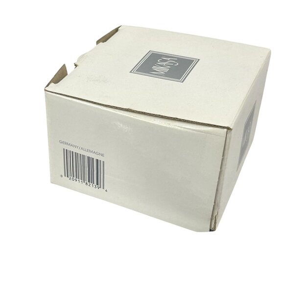 Mikasa Peppermint Clear Glass Candleholder Germany 9721019 - Picture 6 of 8